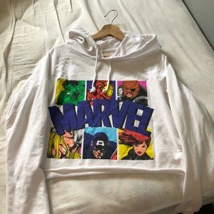 Marvel Crop Hoodie